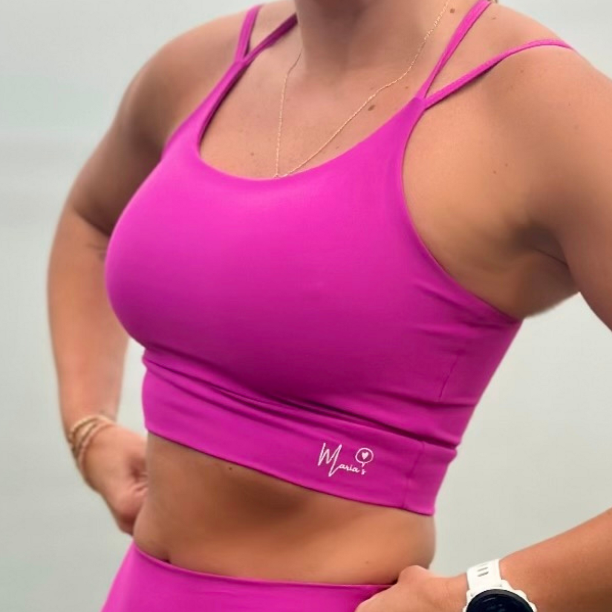 Top Feminino Fitness - Cor Rosa Pink