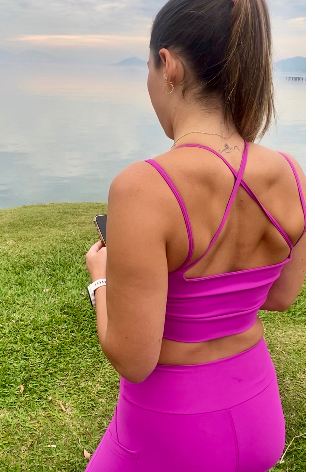Top Feminino Fitness - Cor Rosa Pink