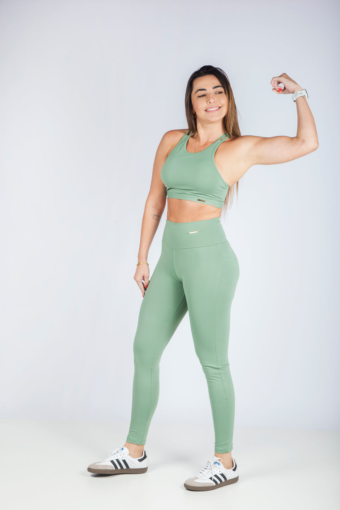 Top Feminino Fitness - Cor Verde Pistache